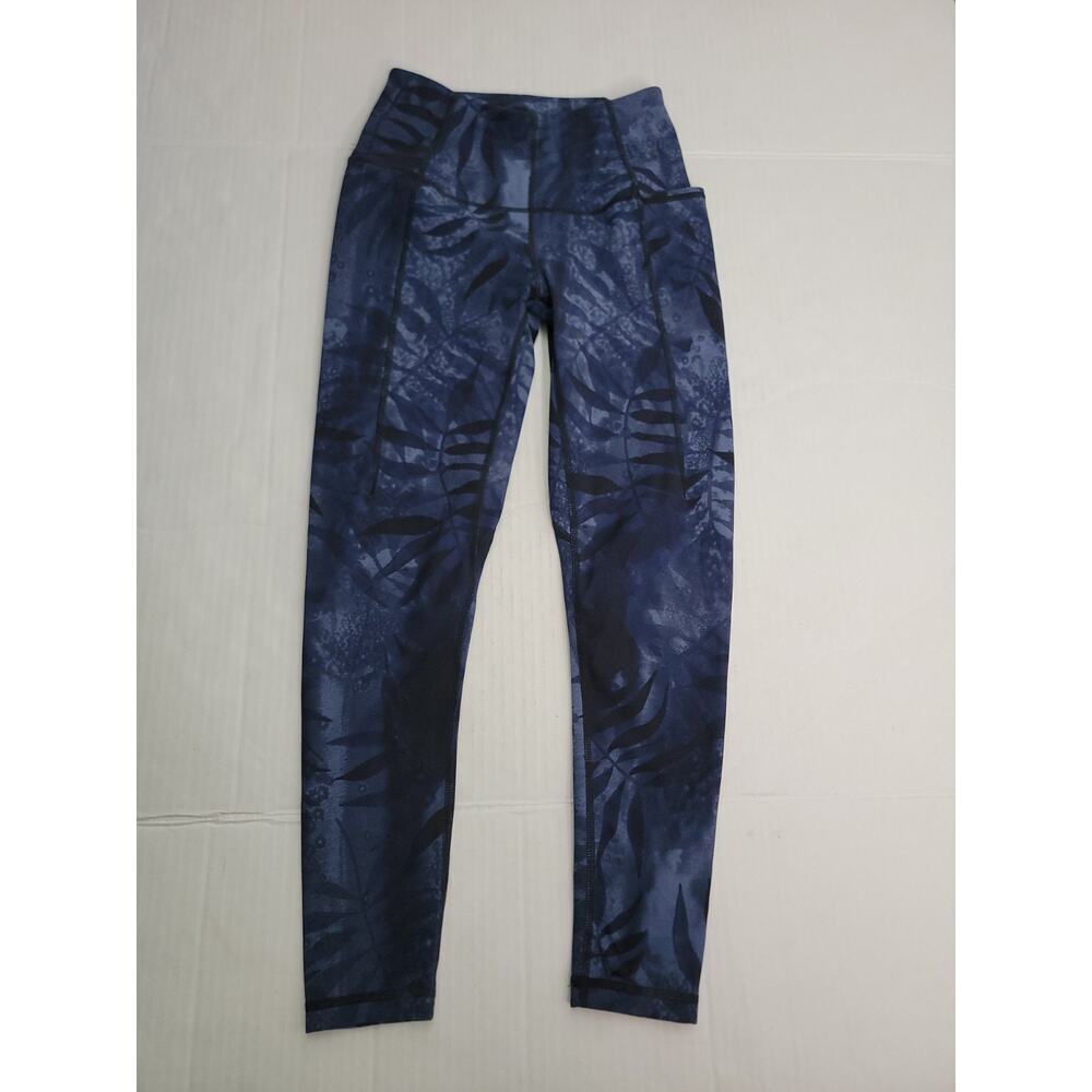 Sweaty Betty Leggings Womens SZ XS Side Pocket 7/8 Super Soft Printed - Picture 2 of 9